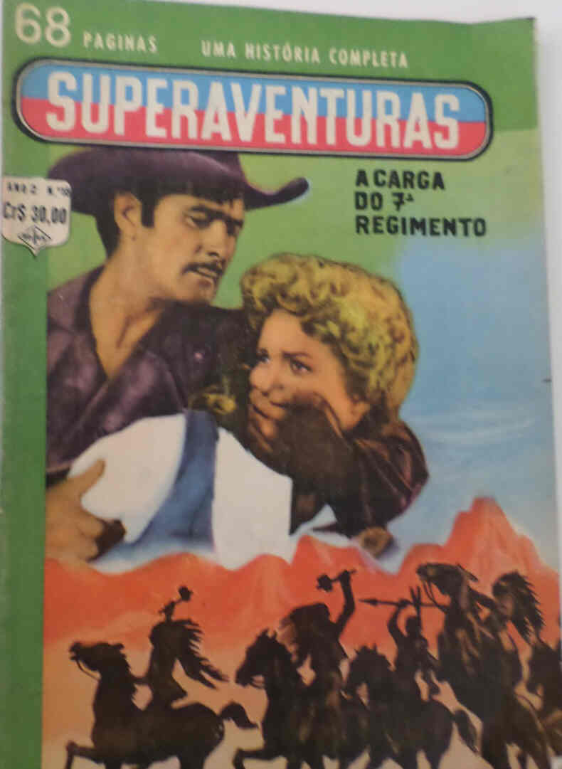 SUPERAVENTURAS magazine side cover Issue 16  1962