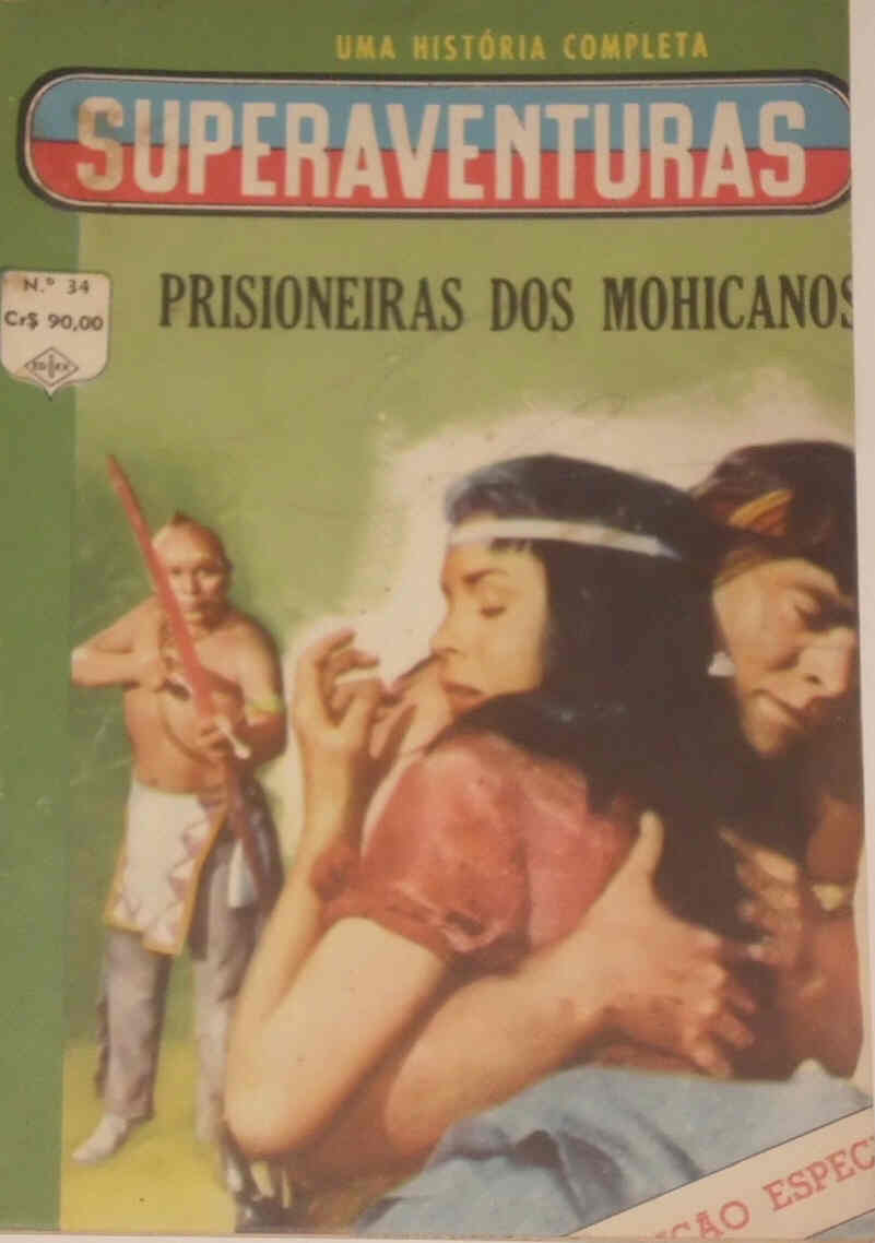 SUPERAVENTURAS magazine side cover Issue 34  1963