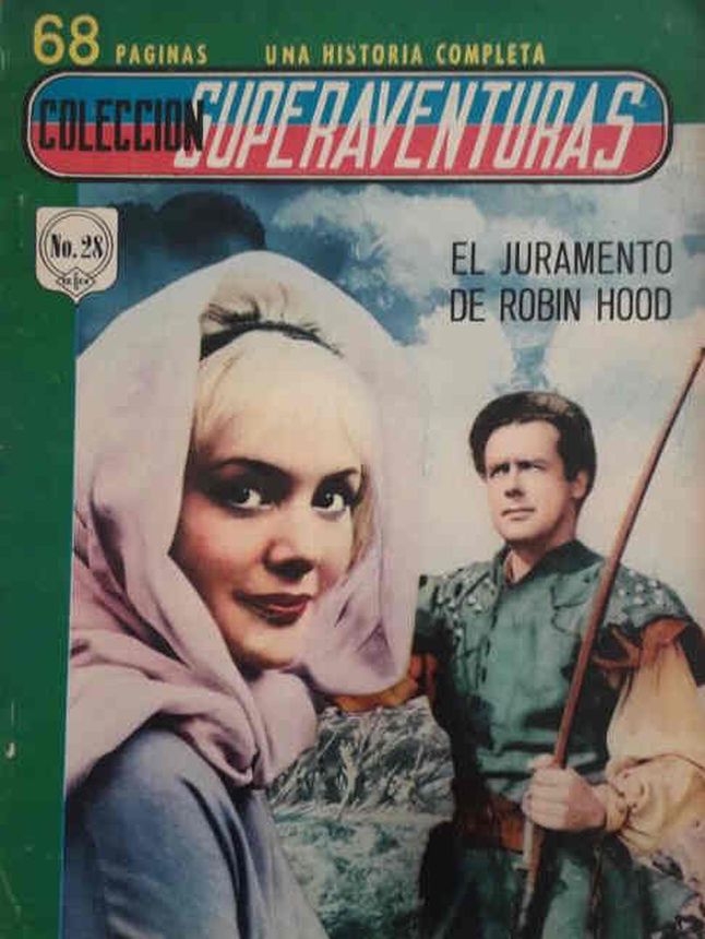 SUPERAVENTURAS magazine side cover Issue 28  March 1964