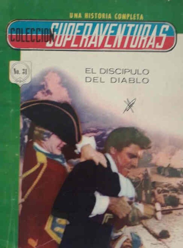 SUPERAVENTURAS magazine side cover Issue 31  July 1964