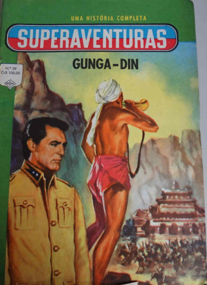 SUPERAVENTURAS magazine side cover Issue 38  1964