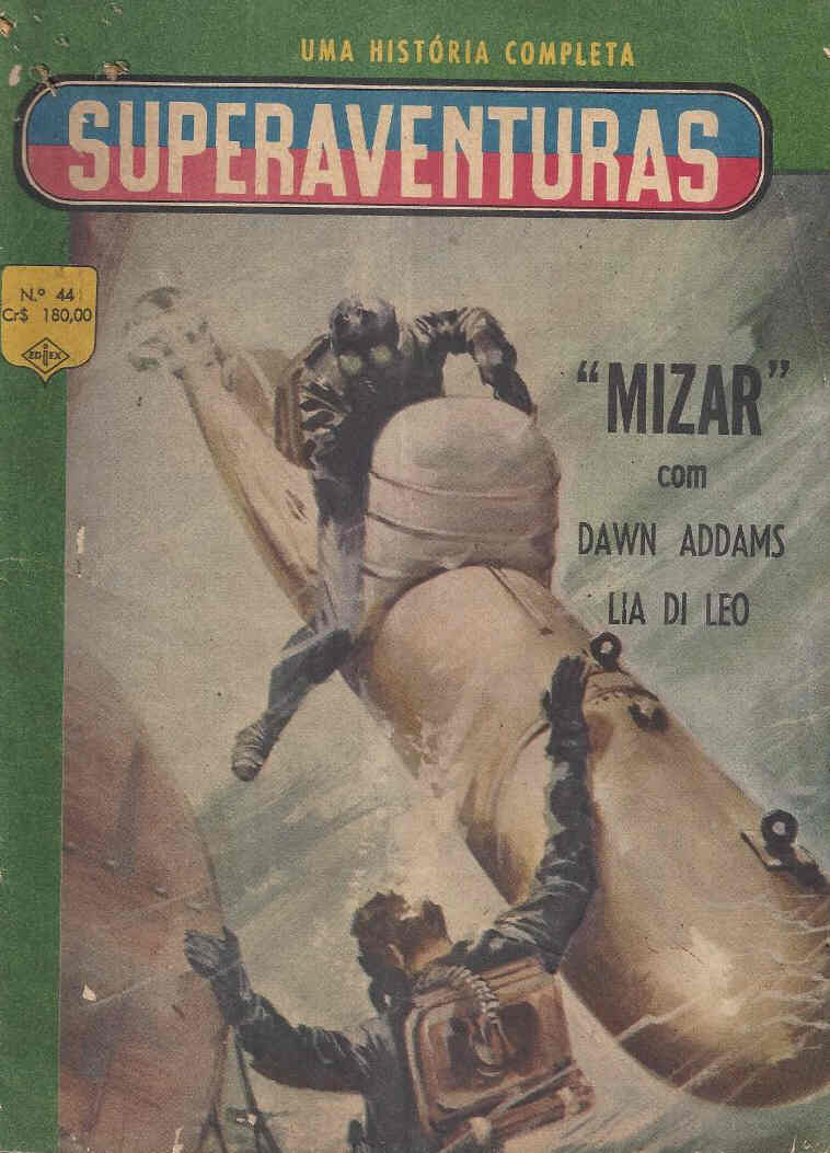SUPERAVENTURAS magazine side cover Issue 44  1964