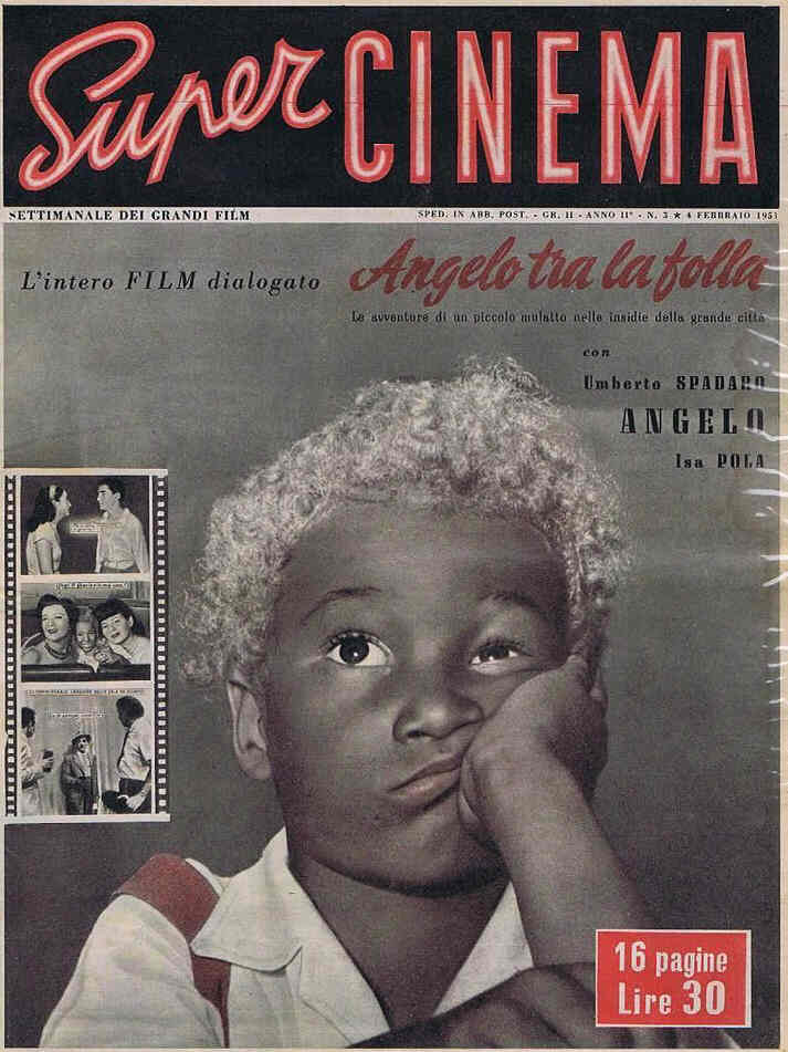 SUPER CINEMA magazine side cover Issue 3 4 February 1951