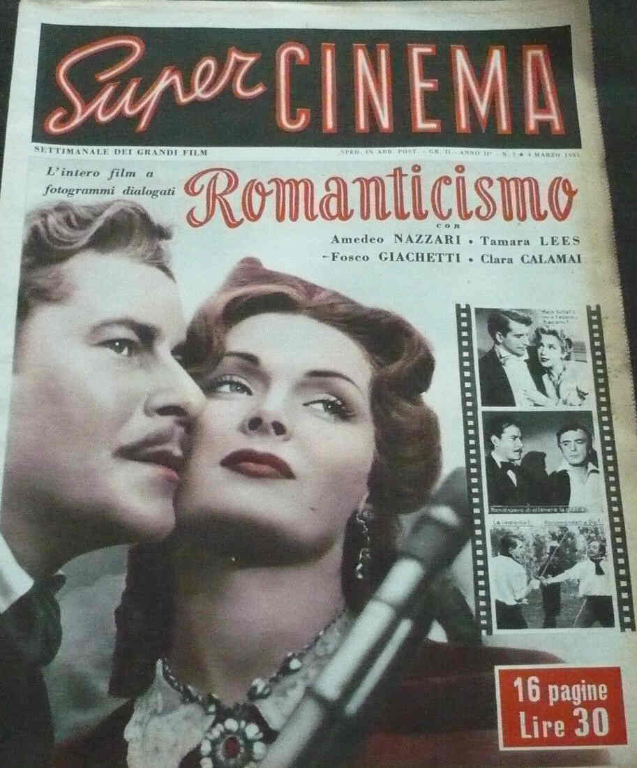 SUPER CINEMA magazine side cover Issue 7 4 March 1951