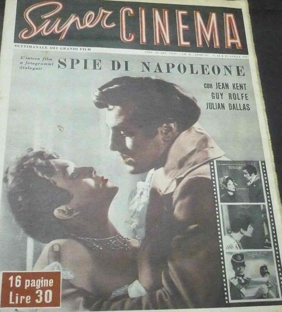 SUPER CINEMA magazine side cover Issue 14 22 April 1951