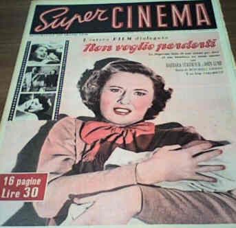 SUPER CINEMA magazine side cover Issue 4 11 February 1951