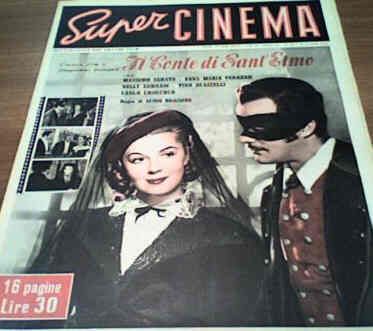 SUPER CINEMA magazine side cover Issue 10 25 March 1951