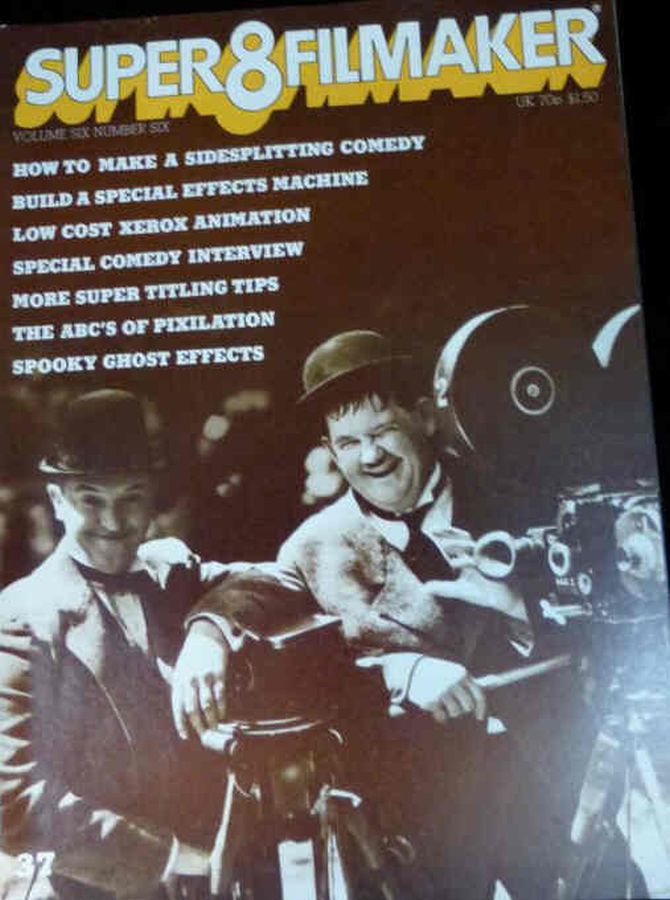 SUPER 8 FILMAKER magazine side cover  Vol 6 #6  September- October 1978