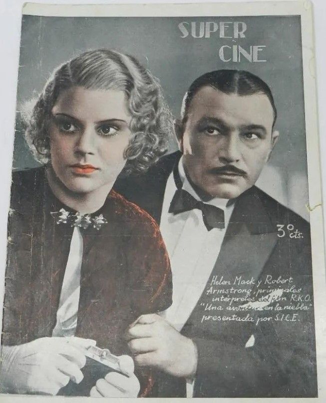 SUPER CINE magazine side cover Issue 34 15 July 1934