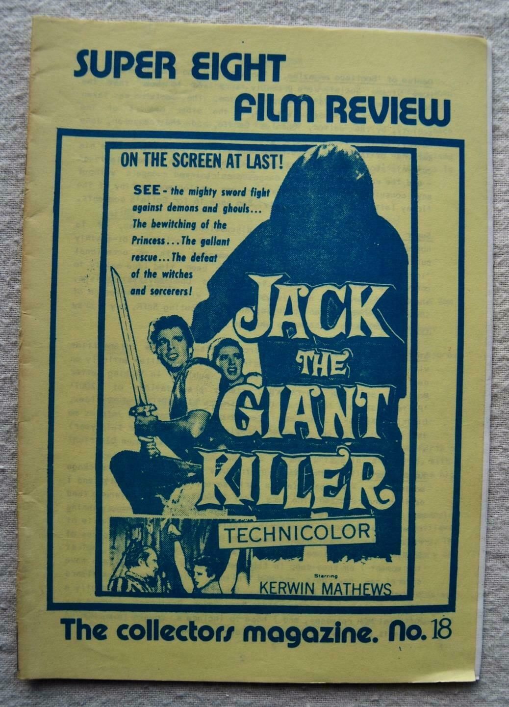 SUPER EIGHT FILM REVIEW magazine side cover Issue 18   
