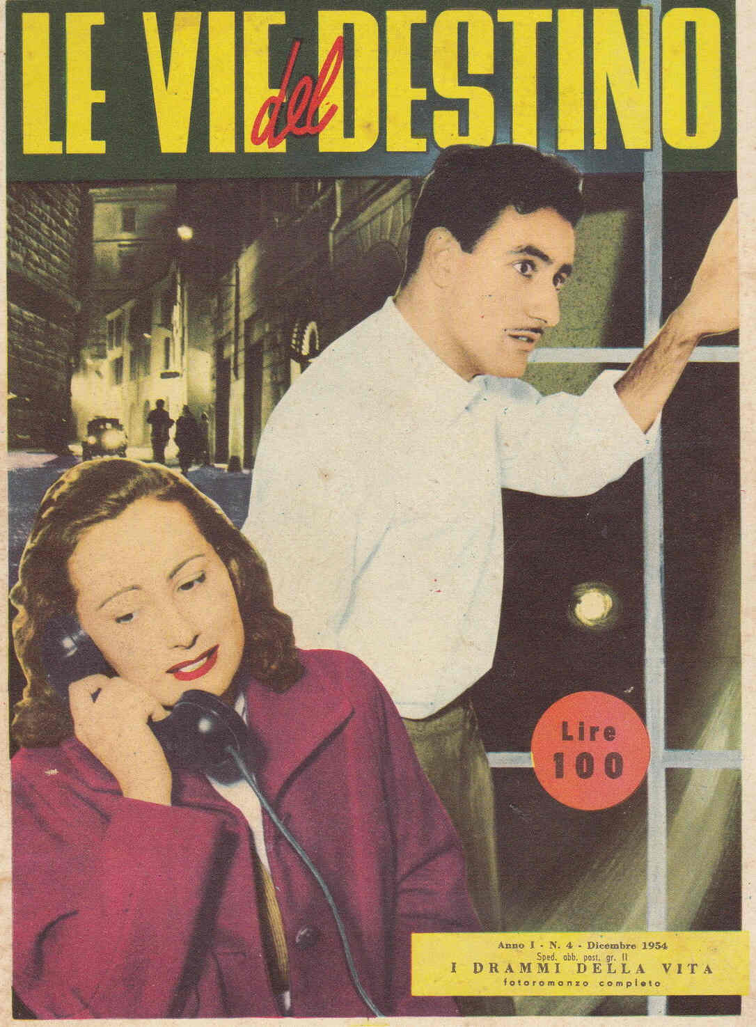 SUPERFILM magazine side cover Issue 4 December 1954