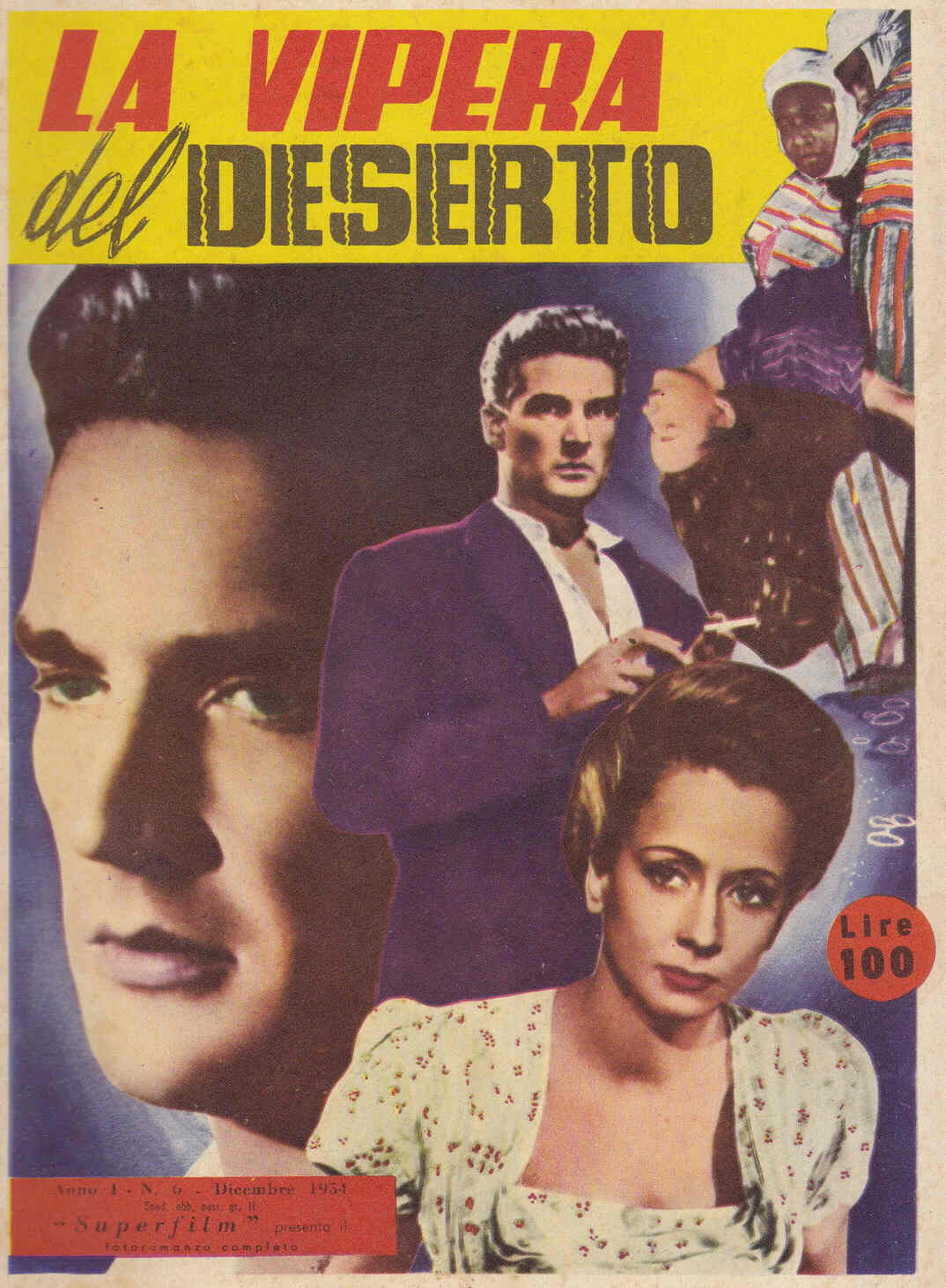 SUPERFILM magazine side cover Issue 6 December 1954