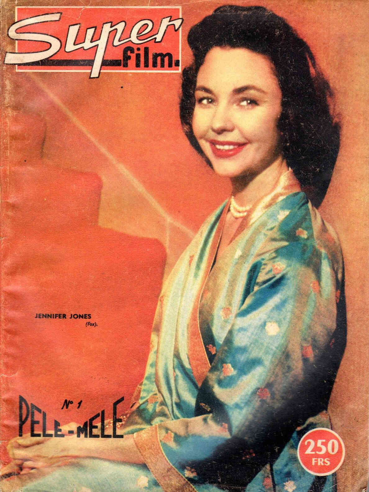 SUPER FILM magazine side cover Issue 1  1958
