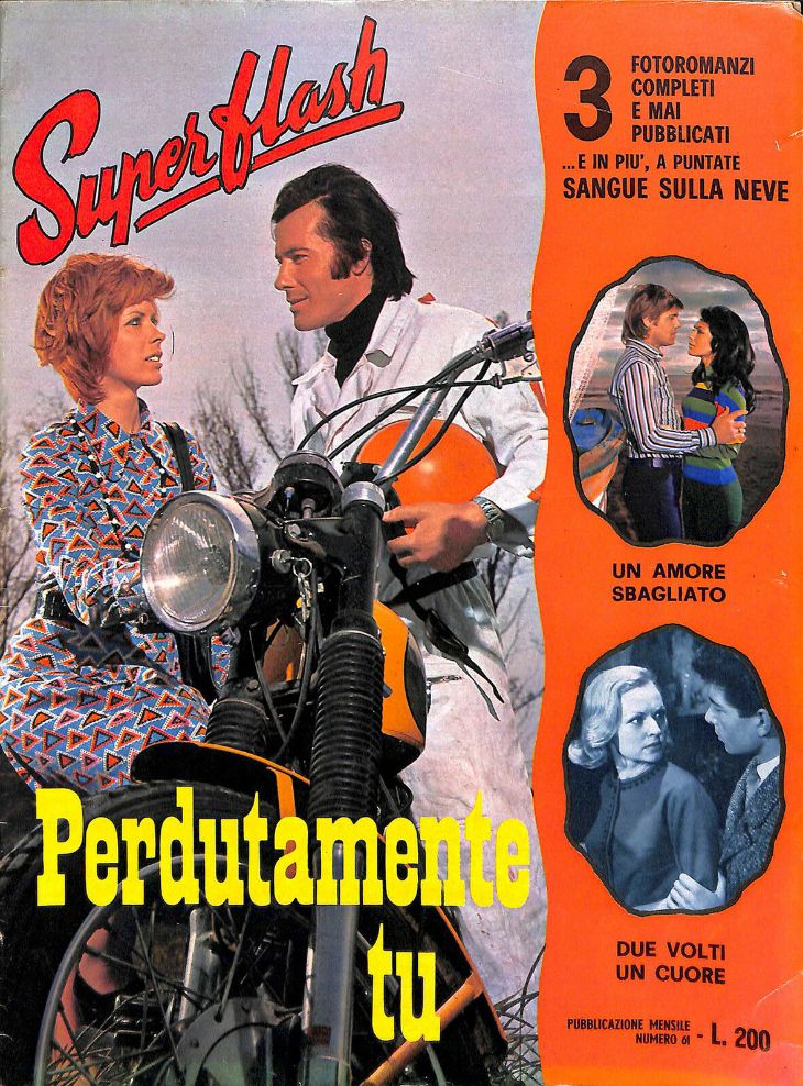SUPERFLASH magazine side cover Issue 61  July 1973