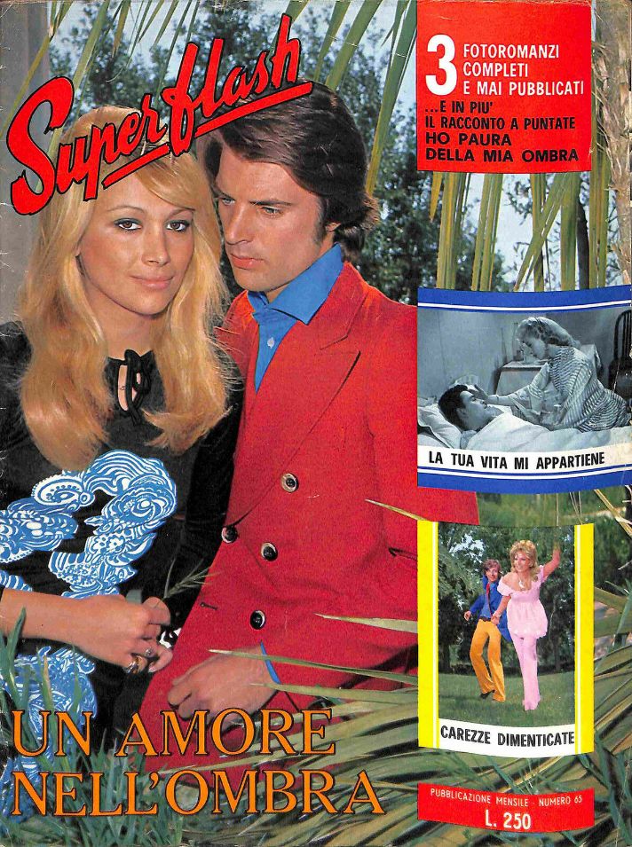 SUPERFLASH magazine side cover Issue 65  November 1973