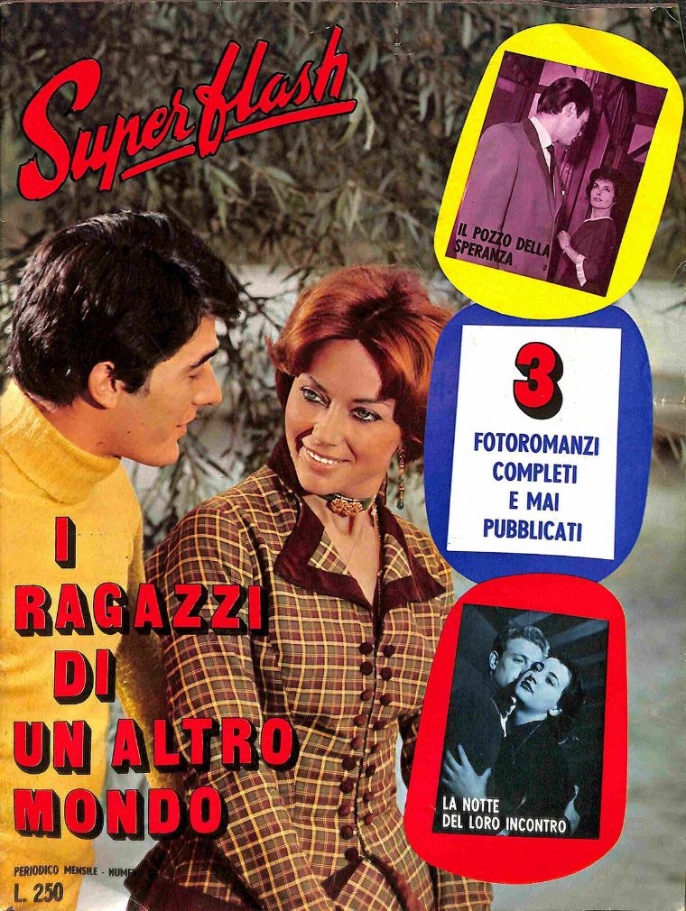 SUPERFLASH magazine side cover Issue 67  January 1974