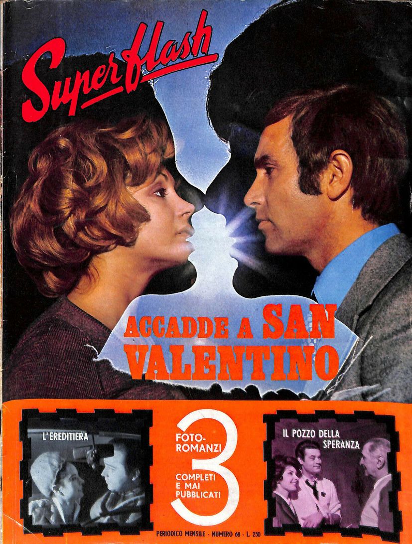 SUPERFLASH magazine side cover Issue 68  February 1974