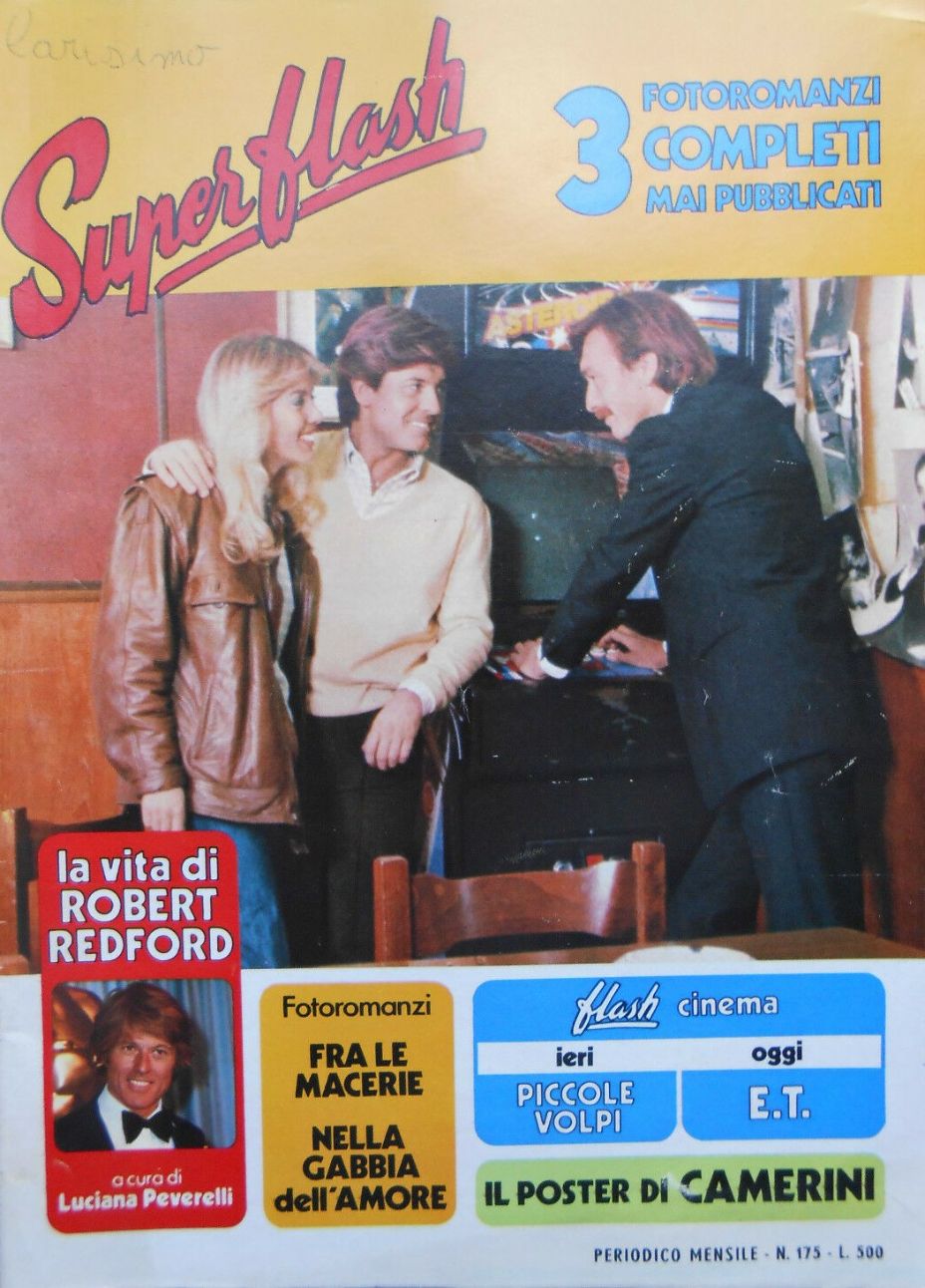 SUPERFLASH magazine side cover Issue 175  January 1983