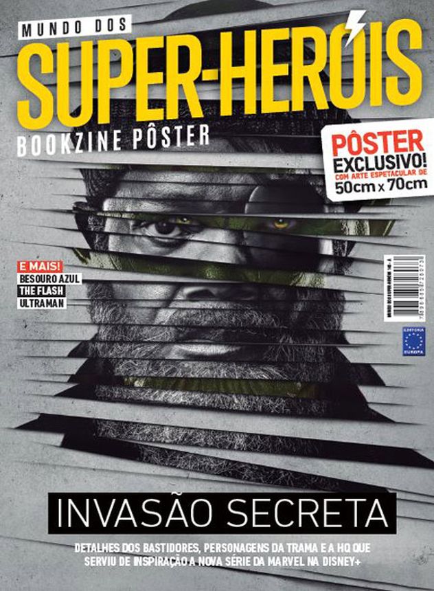 MUNDO DOS SUPER HEROIS magazine side cover Issue 145   