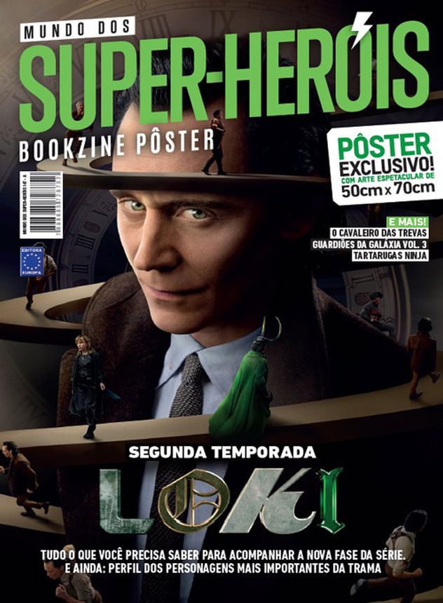 MUNDO DOS SUPER HEROIS magazine side cover Issue 147   