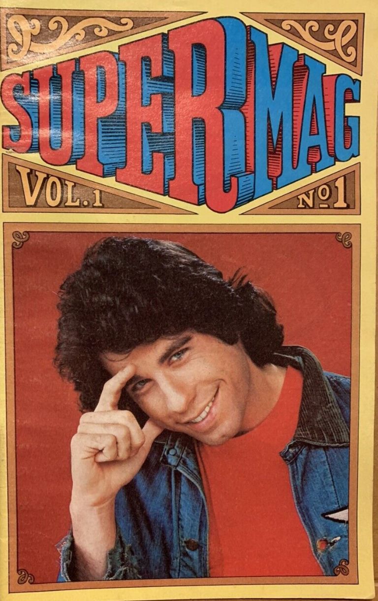 SUPERMAG magazine side cover  Vol 1 No  1   1976