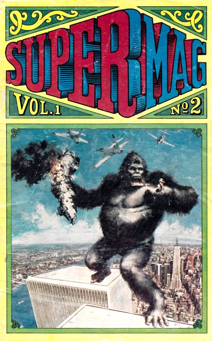 SUPERMAG magazine side cover  Vol 1 No  2   1976