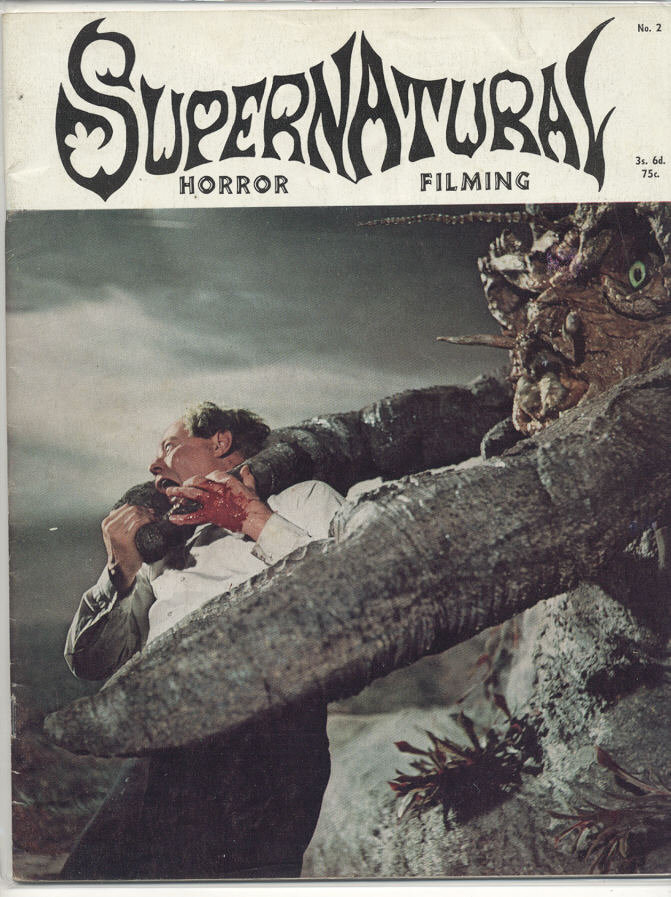 SUPERNATURAL magazine side cover Issue 2  1969