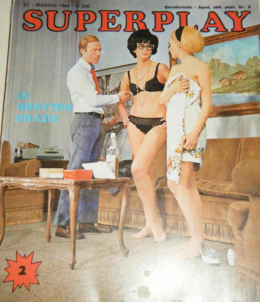 SUPERPLAY magazine side cover Issue 2 May 1969