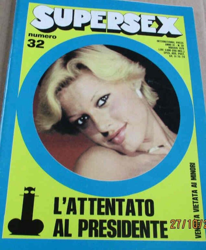 SUPERSEX magazine side cover Issue 32  May 1979
