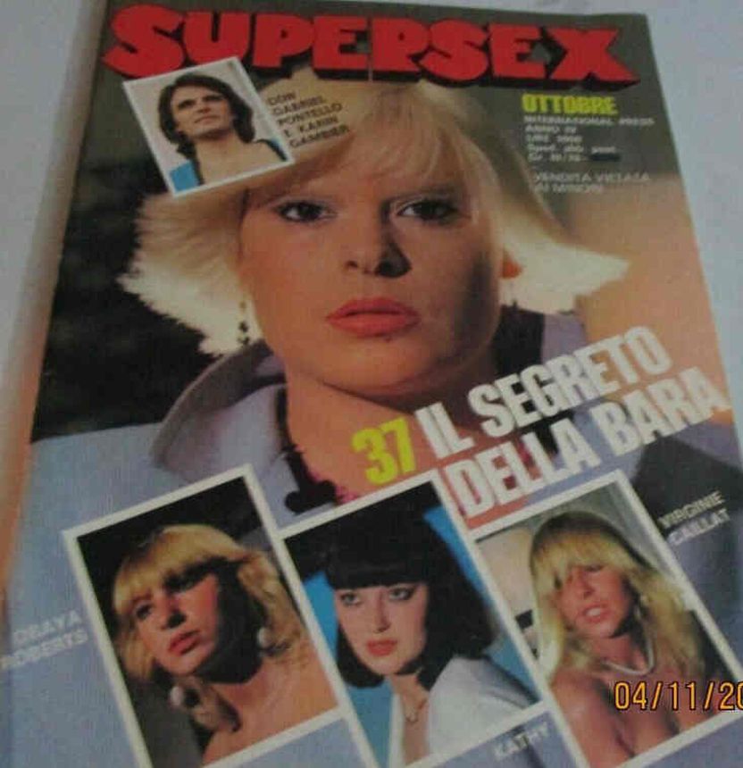 SUPERSEX magazine side cover Issue 37  October 1979