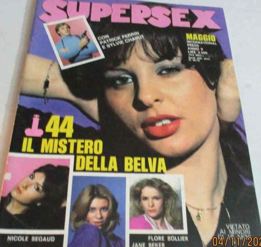 SUPERSEX magazine side cover Issue 44  May 1980