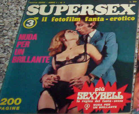 SUPERSEX magazine side cover Issue 3  New series  