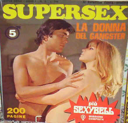 SUPERSEX magazine side cover Issue 5  New series  