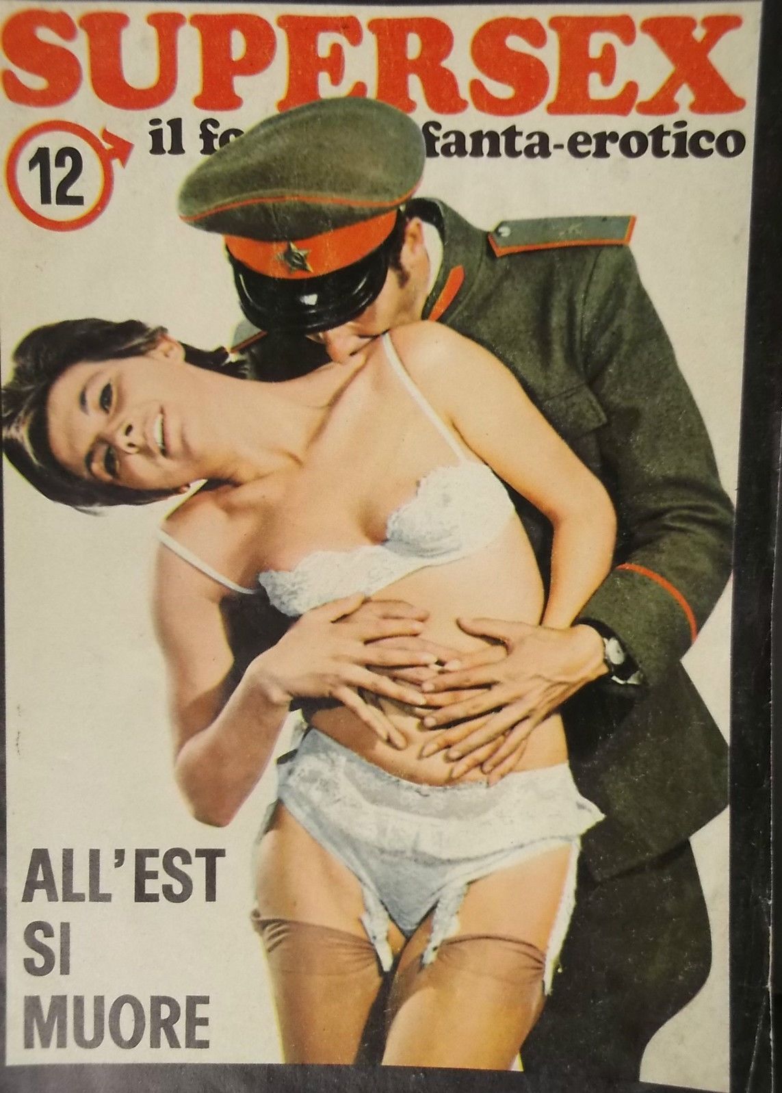 SUPERSEX magazine side cover Issue 12  1967