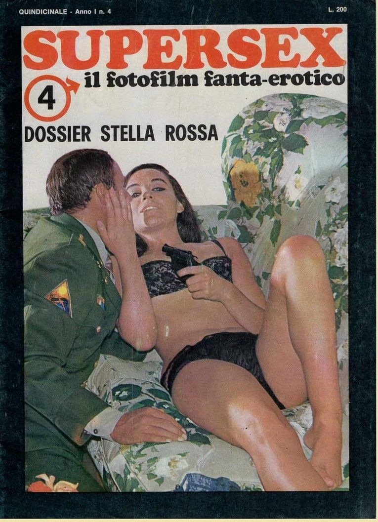 SUPERSEX magazine side cover Issue 4  1967