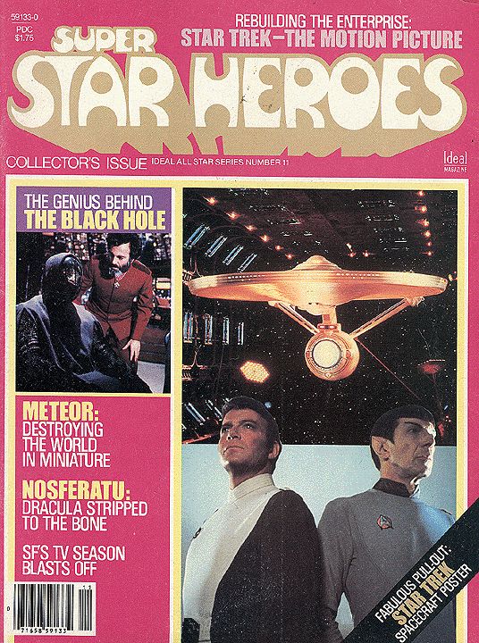 SUPER STAR HEROES magazine side cover Issue 11 January 1980