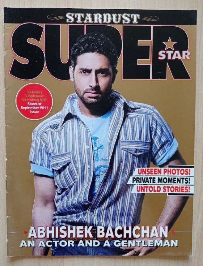 STARDUST SUPER STAR magazine side cover  September 2011