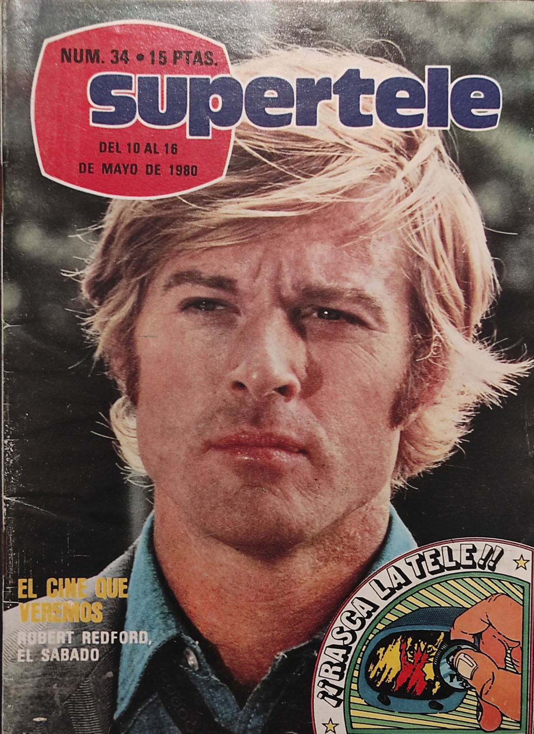 SUPERTELE magazine side cover Issue 34 10 May 1980