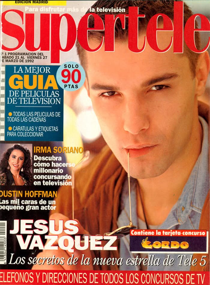 SUPERTELE magazine side cover Issue 1 21 March 1992