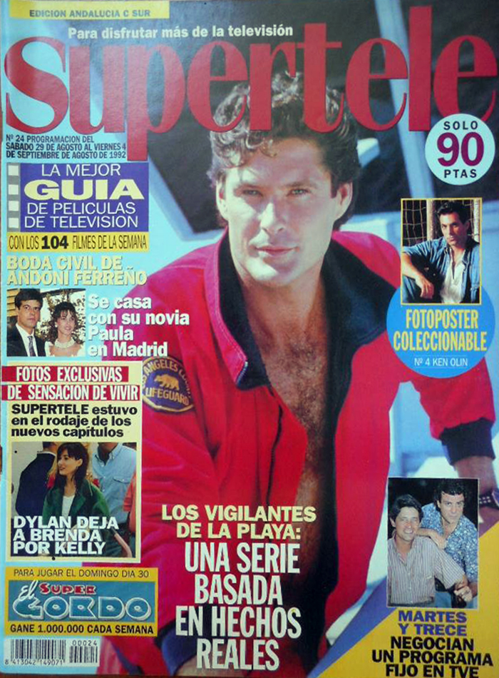SUPERTELE magazine side cover Issue 24 29 August 1992