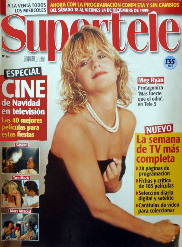 SUPERTELE magazine side cover Issue 405 18 December 1999