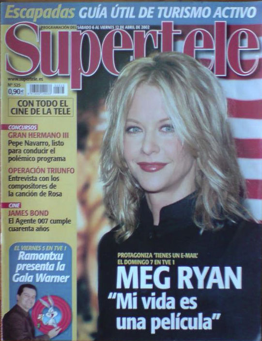 SUPERTELE magazine side cover Issue 525 6 April 2002