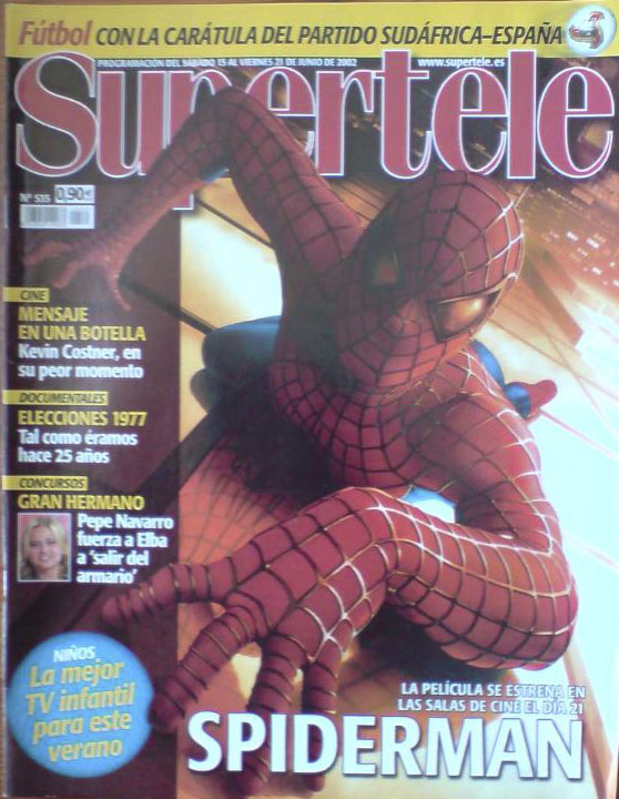 SUPERTELE magazine side cover Issue 535 15 July 2002