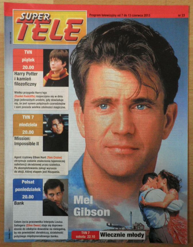 SUPER TELE magazine side cover 7 June 2013