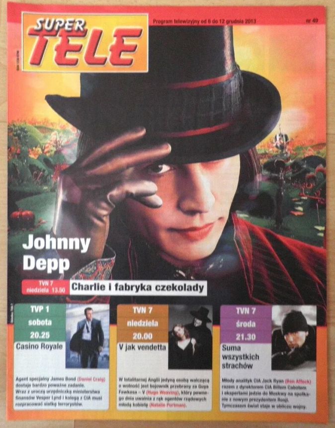 SUPER TELE magazine side cover 6 December 2013