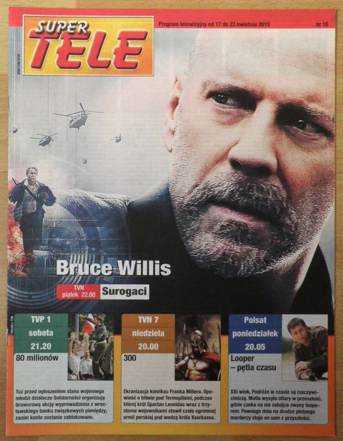 SUPER TELE magazine side cover 17 April 2015