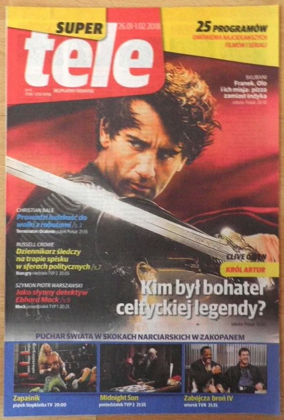 SUPER TELE magazine side cover 25 January 2018