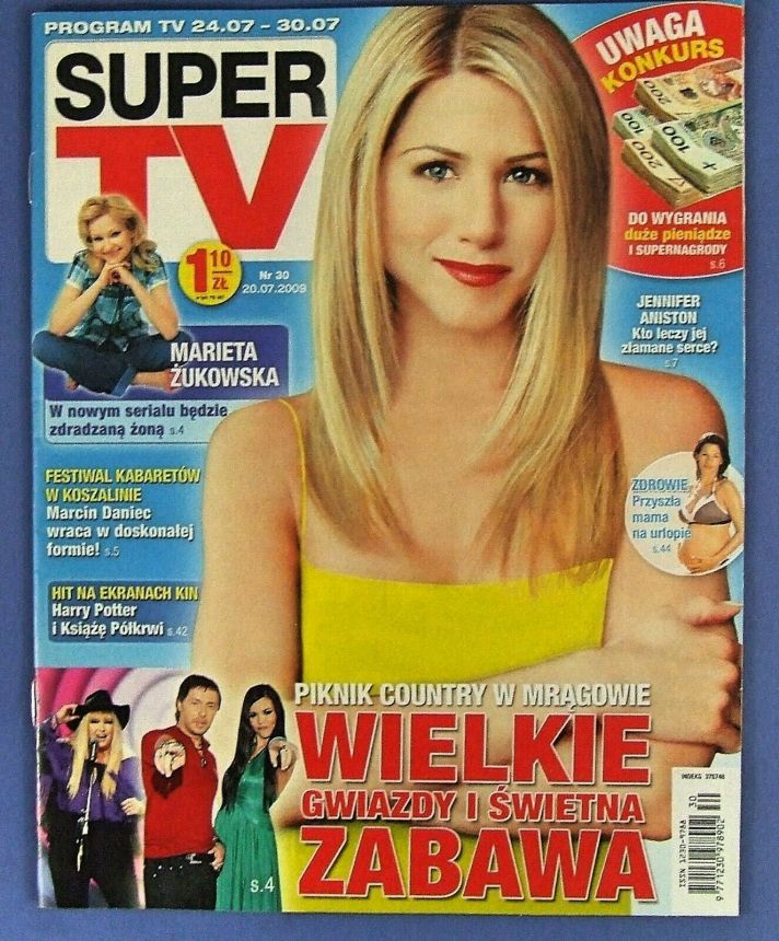 SUPER TV magazine side cover 24 July 2009