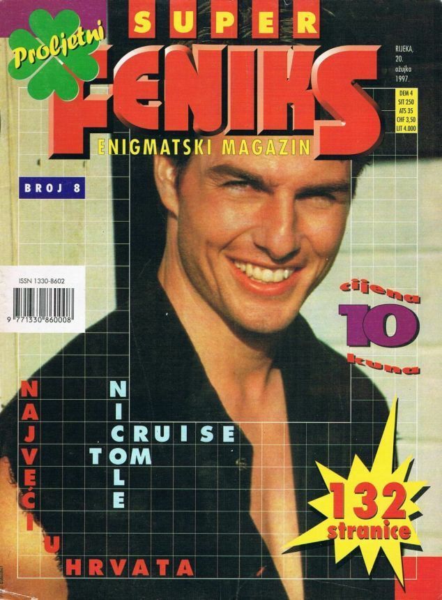 SUPER FENIKS magazine side cover Issue 8 20 March 1997