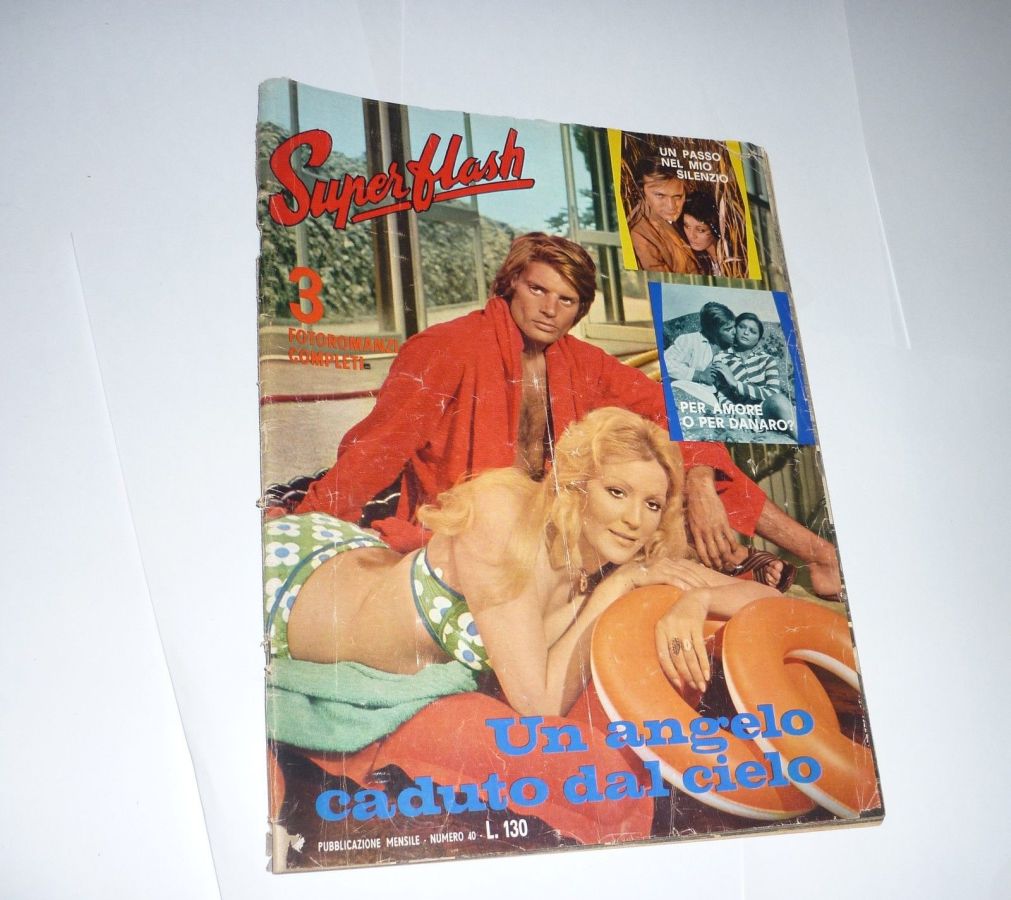 SUPERFLASH magazine side cover Issue 40  October 1971